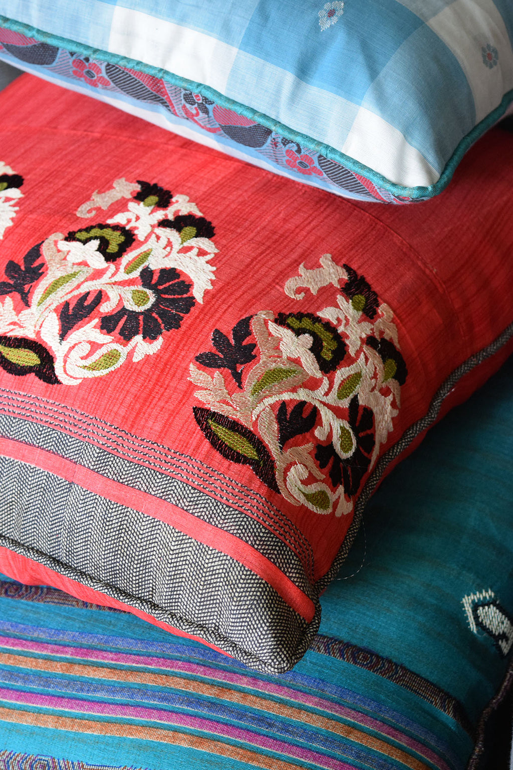 Custom Made Sari Cushions
