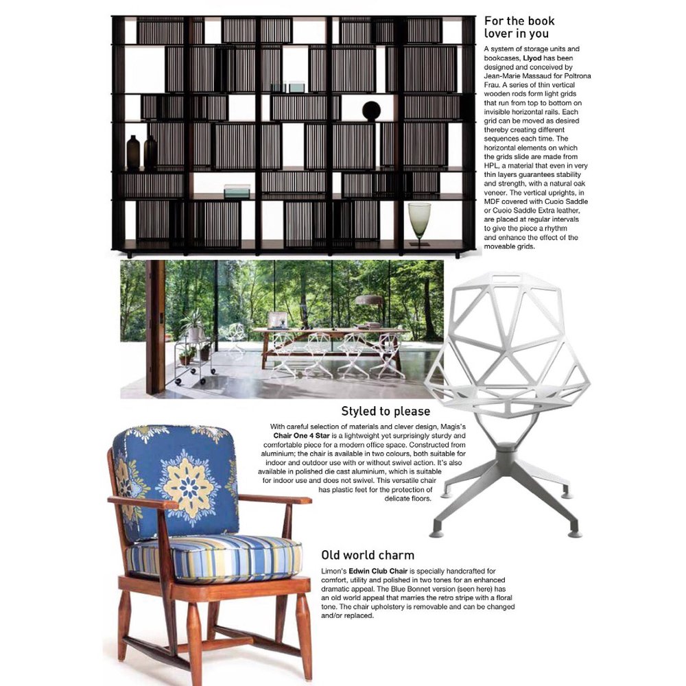 Home & Design TRENDS | June 2016 issue | Blue Bonnet Edwin Club Chair